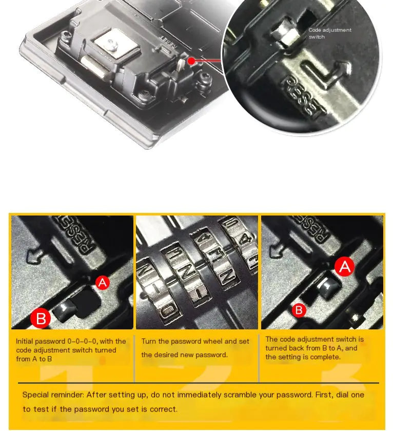 Wall-Mounted Key Safe (4 Digit Code)