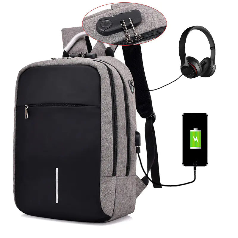 Large Capacity Modern Anti-Theft Backpack - 3 Colours