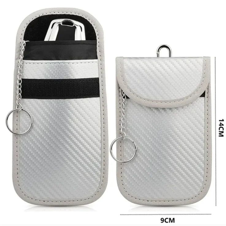 Signal Blocking RFID Pouch for car keys - 4 Colours