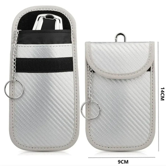 Signal Blocking RFID Pouch for car keys - 4 Colours
