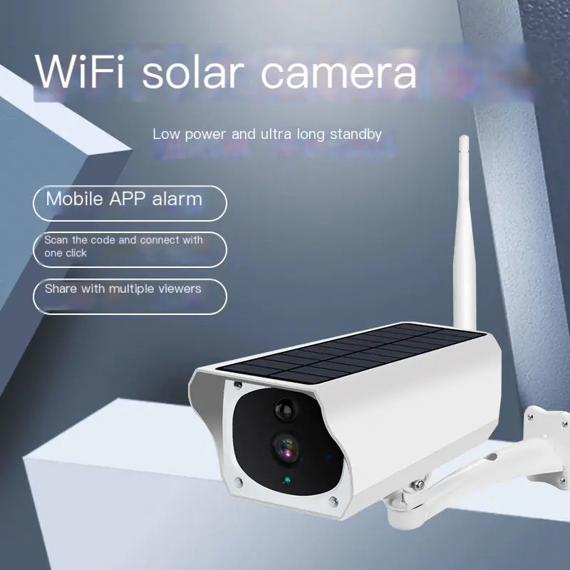Solar Outdoor Wireless Security Camera with Night Vision