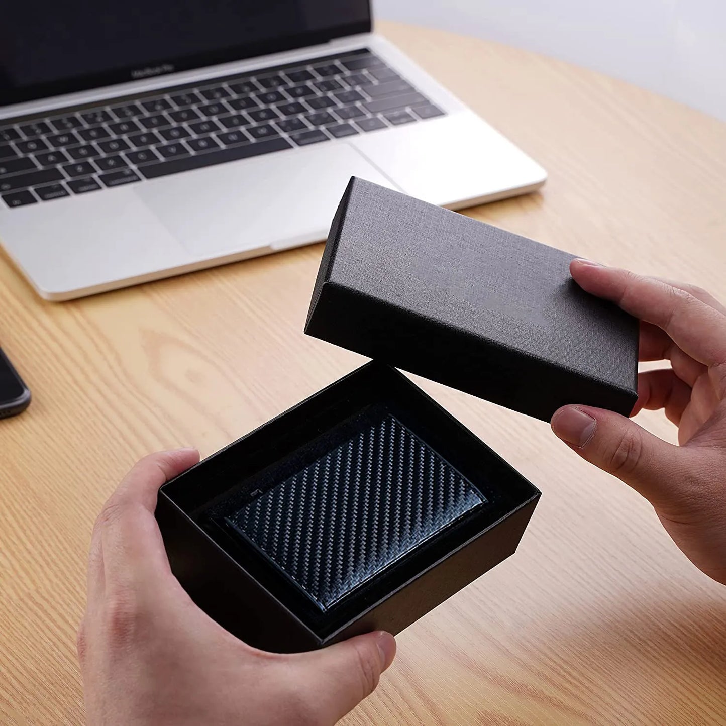 RFID Leather Wallet with AirTag Holder - 5 Colours