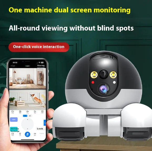 Wireless RC 360° HD Dual Lens Security Camera