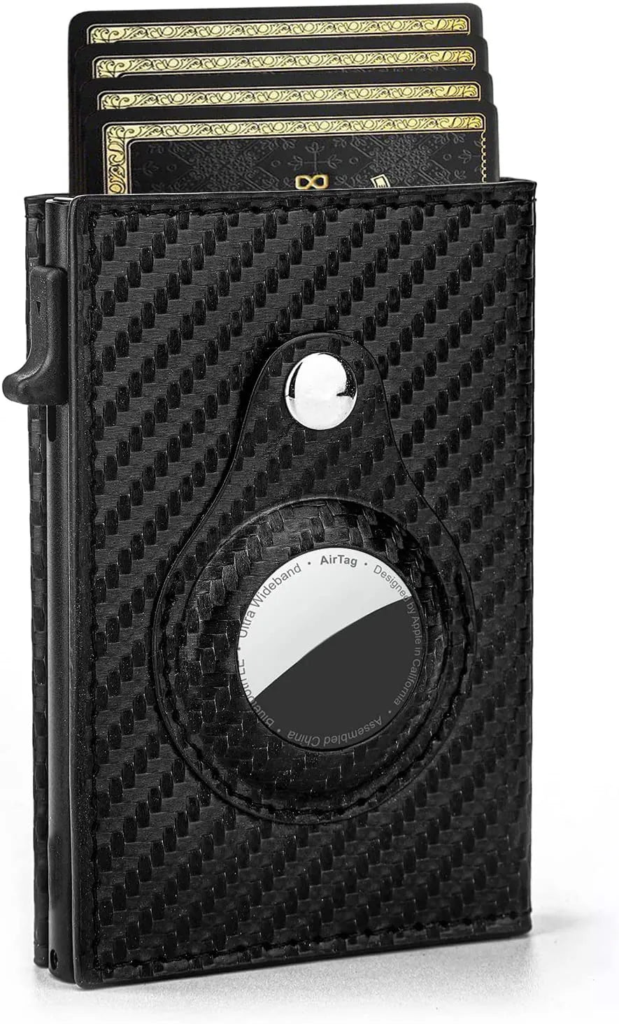 RFID Leather Wallet with AirTag Holder - 5 Colours