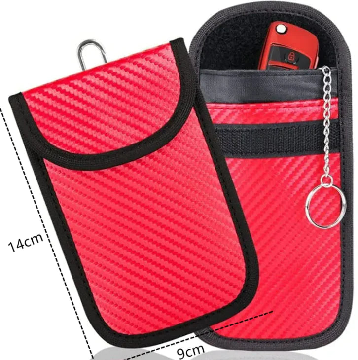 Signal Blocking RFID Pouch for car keys - 4 Colours