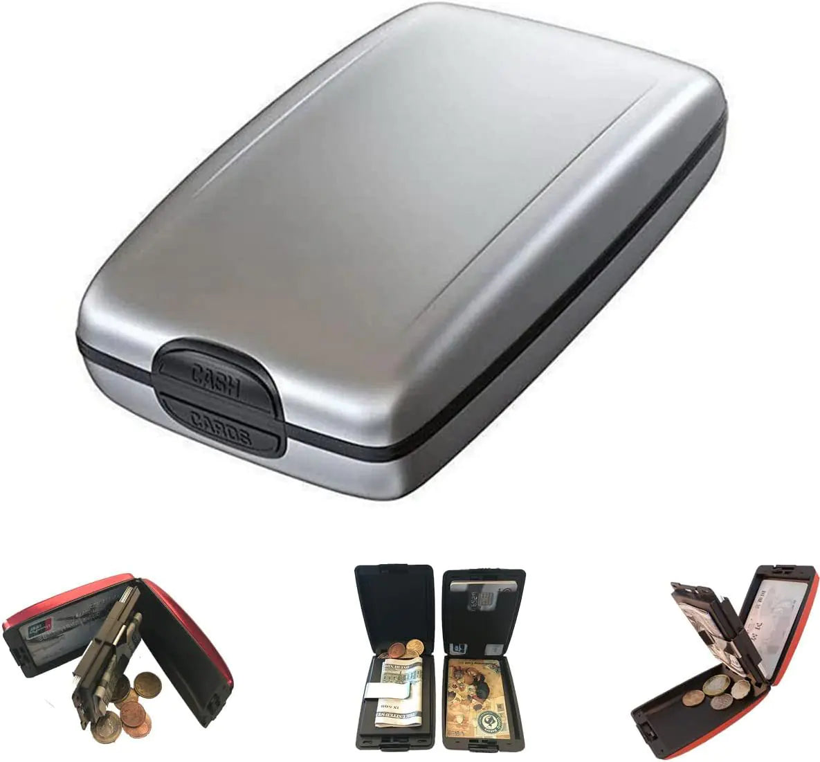 RFID Aluminium Wallet - Multifunctional Card Holder - 7 Colours