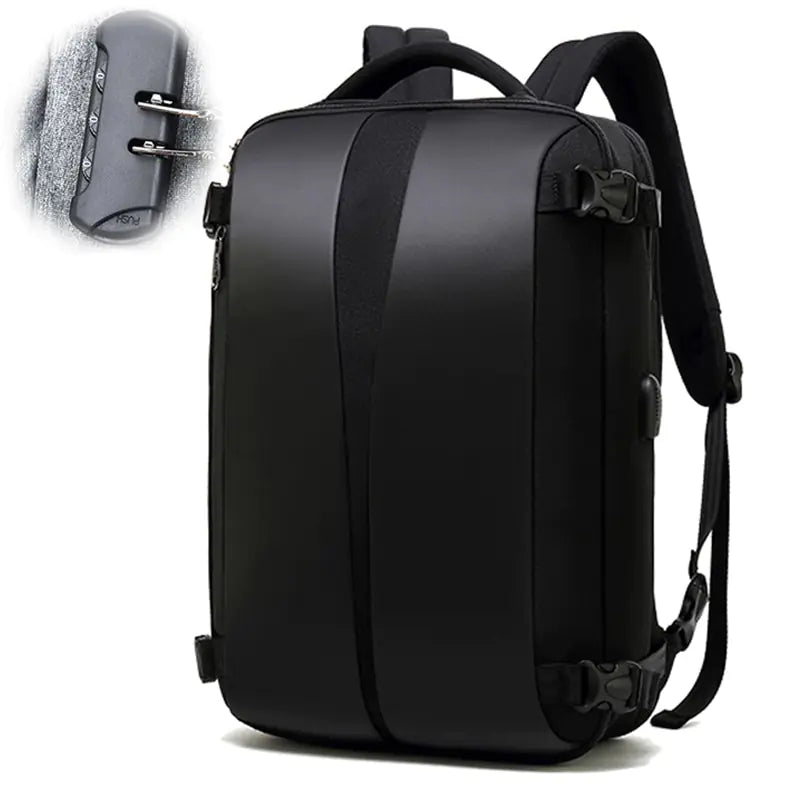 Sleek 17-Inch Anti-Theft Laptop Backpack with USB Charger (3 ways to carry) - 2 Colours