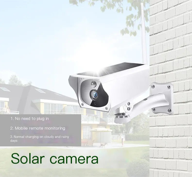 Solar Outdoor Wireless Security Camera with Night Vision