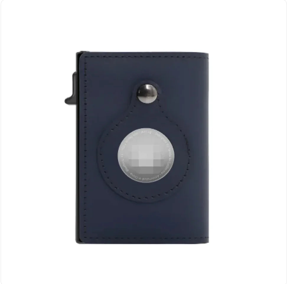 RFID Leather Wallet with AirTag Holder - 5 Colours